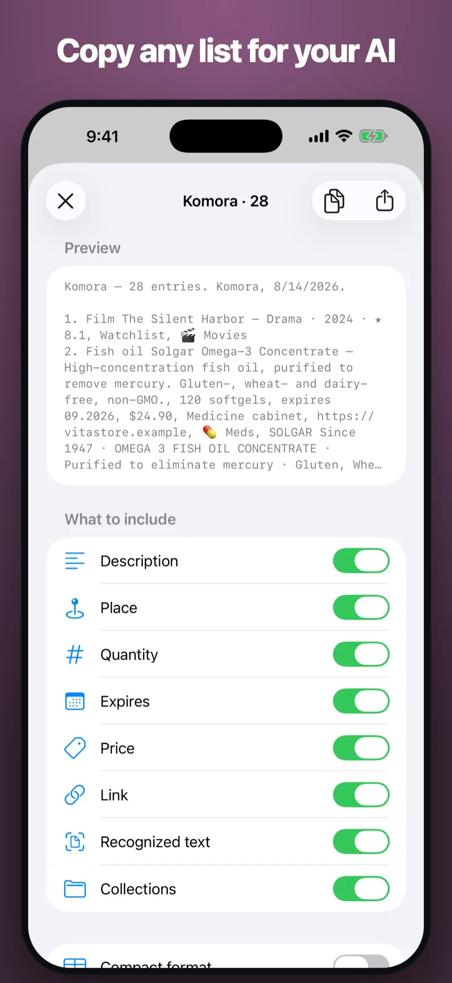 Komora screenshot 3